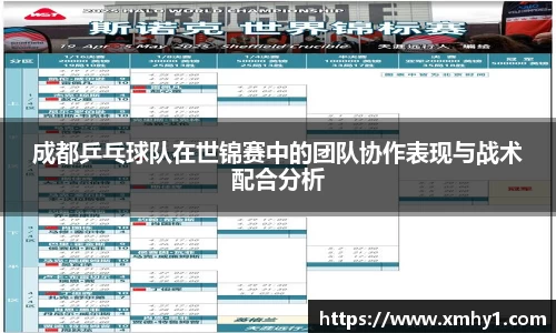 成都乒乓球队在世锦赛中的团队协作表现与战术配合分析